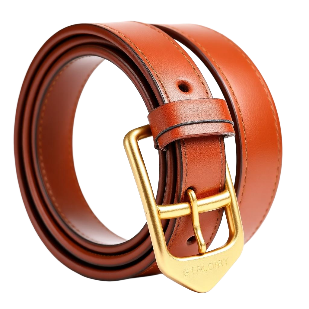 Tan Gold Buckle